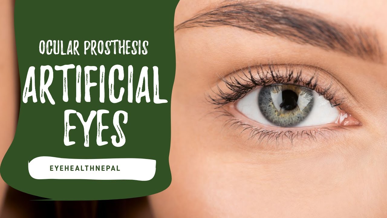 Artificial Eye Prosthetic Eye Ocular Prosthesis Fitting and