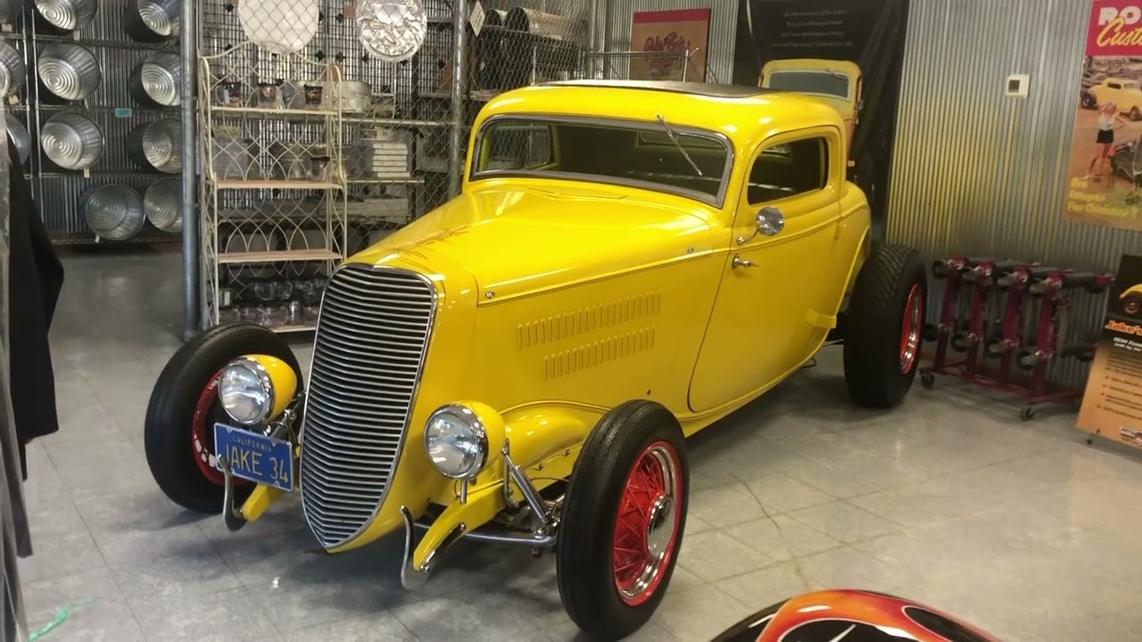 Grizz’s 2023 USA Road trip. Inside Pete and Jakes hotrod shop with Dennis
