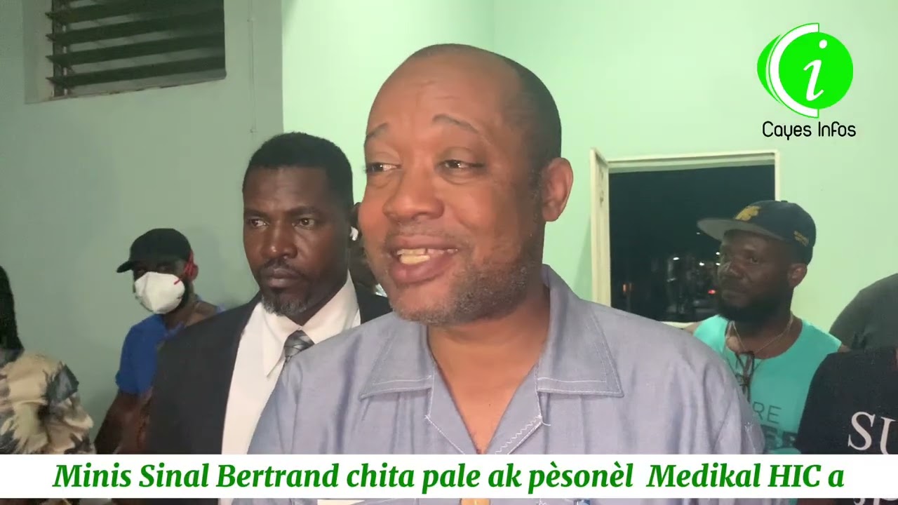 Apre ensidan Sibtiti Komisè a ak yon doktè nan Lopital HIC, Minis Sante Piblik Dr Sinal reyaji
