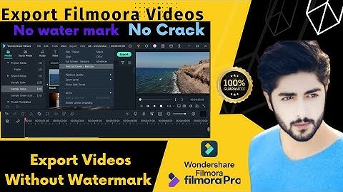 Export Filmora Videos Without Watermark 2023|Filmora watermark remove |Wonder share Filmora Trick