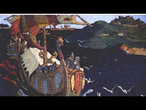 Рерих. Заморские гости. Roerich. Overseas guest.