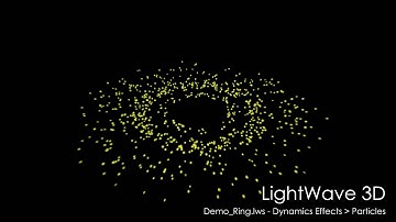 LightWave 3D: Demo Ring scene rendered