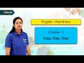 English Raindrops Chapter - 1 Clap, Clap, Clap : for Class 1st Topic 2