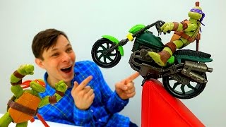 Черепашки НИНДЗЯ и Фёдор строят Супер ГАРАЖ! Черепашки НИНДЗЯ и Фёдор строят Супер ГАРАЖ!