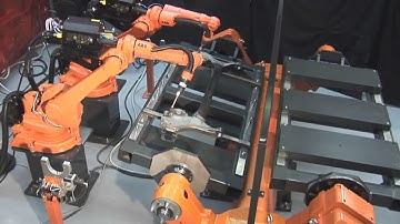 Robotics   Dual ABB Welding Robots with Positioner