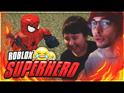 სპაიდერმენობა მინდოდა! Roblox Superhero დათუნასთან ერთად