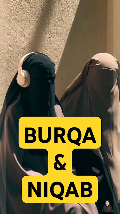 Ternyata‼️ Ada perbedaan antara BURQA & NIQAB #niqab #burqa #muslimah #bercadar