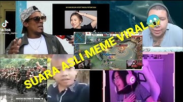 AKHIRNYA BISA TIDUR NYENYAK😴 SUARA ASLI MEME VIRAL LUCU😱😂