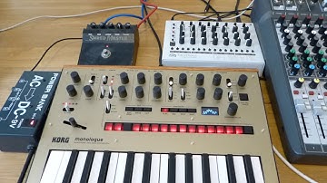 MFB Tanzmaus, Korg Monologue & Marshall Shredmaster