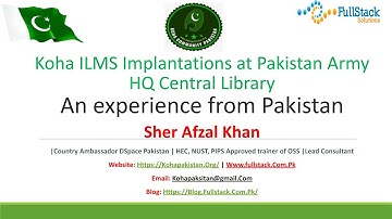 Koha Implementation in GHQ Central Library