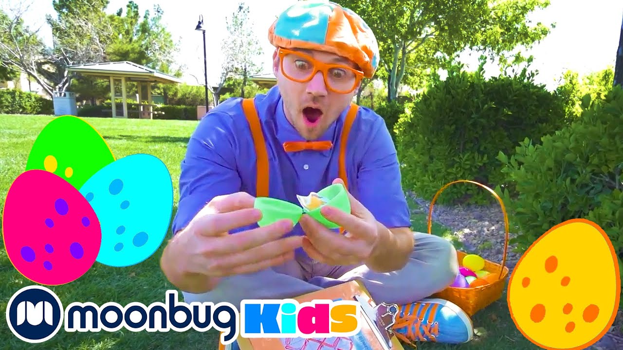 ⁣Easter Egg Hunt Bingo! @Blippi | Moonbug Kids - Explore With Me!