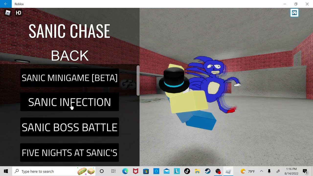 Sanic On Roblox YouTube 