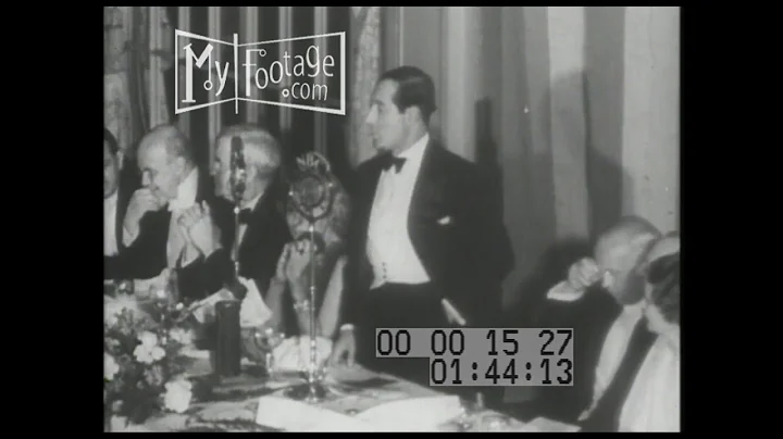 1935 Broadway Testimonial Dinner For Grace Moore