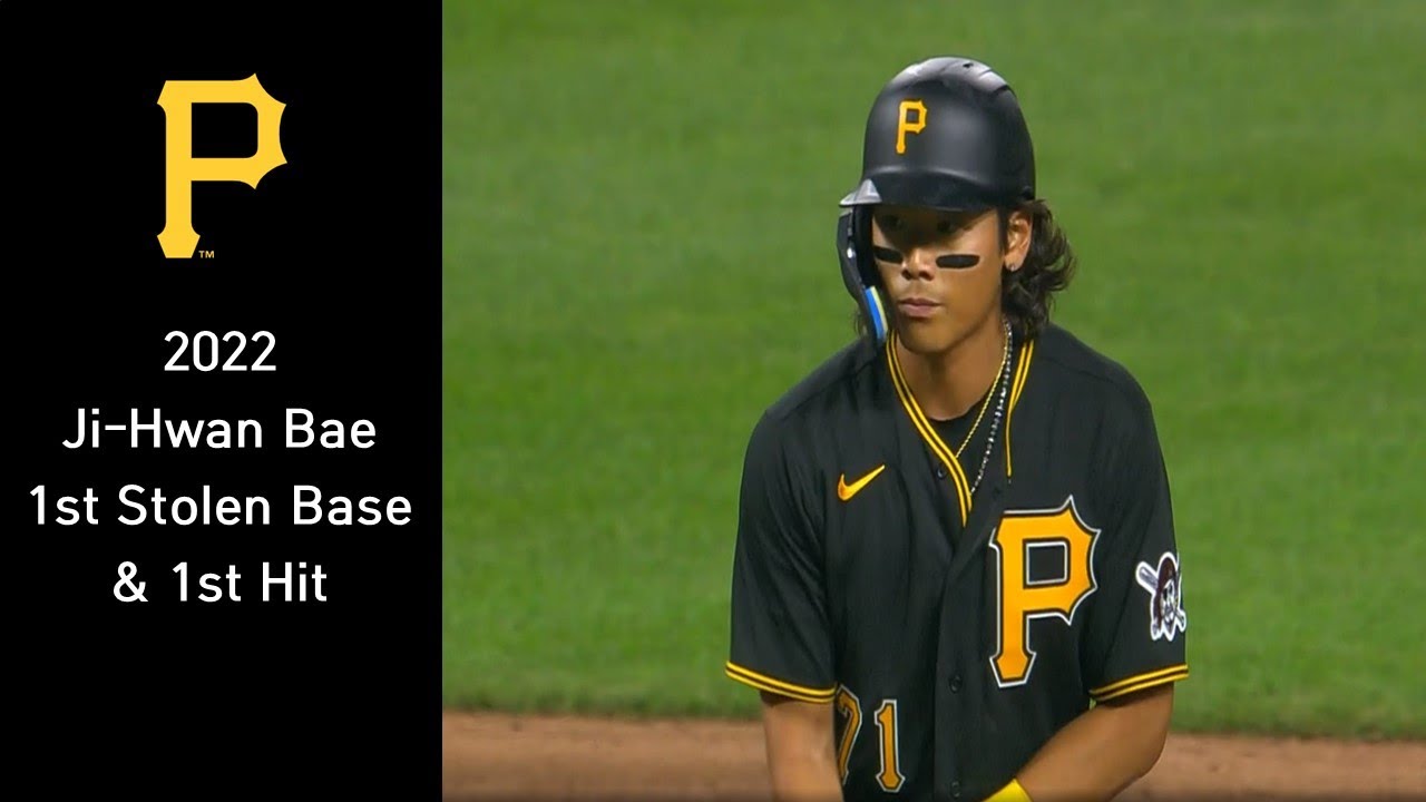 JiHwan Bae 1st Stolen Base & 1st Hit (9/23/2022, Cubs vs Pirates