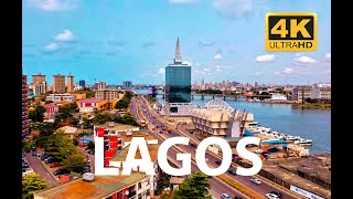 Lagos, Biggest City of Nigeria in 4K Drone Video| World in 4K