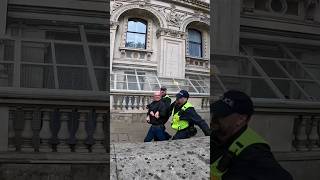 Arrested. Starwars Style..#arrested #london #metpolice #police #unite #starwars #funny #england