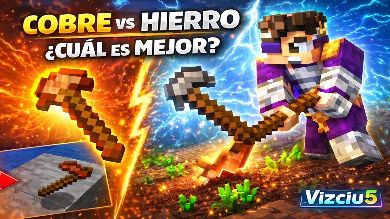 ⚒️ Cómo Hacer Azada de Cobre en Minecraft - YouTube
