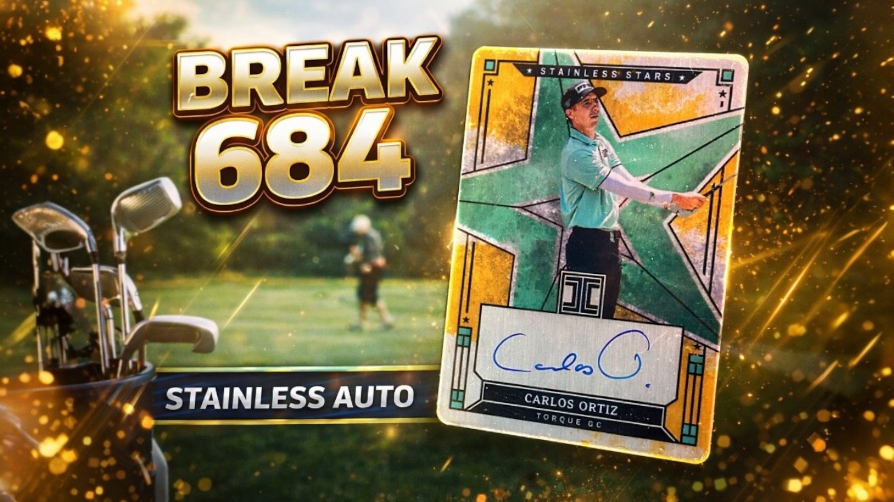 Nasty Stainless Auto /10 🔥⛳ Break 684 - 2025 Impeccable LIV Golf FOTL Break