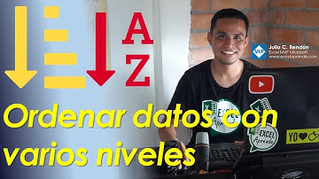 Ordenar datos con varios niveles | Excel Aprende