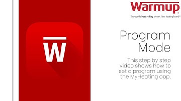 MyHeating App: Program Mode