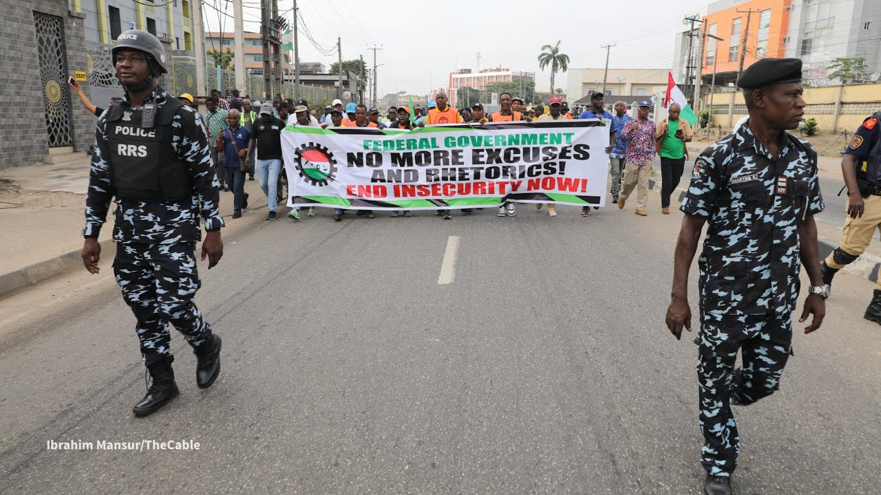 NIGERIA ON FIRE‼️ NLC Organizes Nationwide Protest Over Insecurity