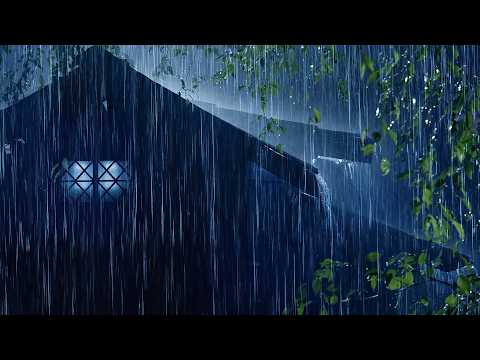 The MOST Relaxing Rain Sounds to Fall Asleep Quickly | Heavy Rain on Tin Roof & Thunder for Insomnia