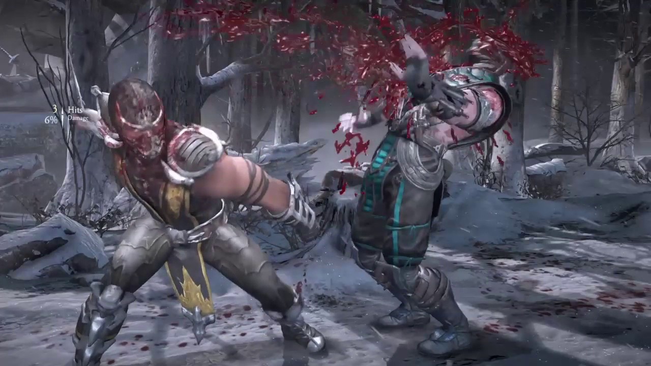 Mortal kombat x brutalles jonhhy cage scrpoine raiden