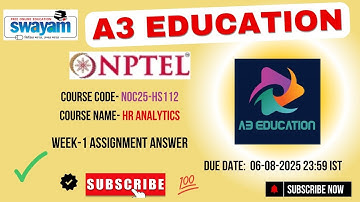 NPTEL HR Analytics Week 1 Assignment Answers | NOC25‑HS112 | IIT Roorkee & XLRI | July–Dec 2025