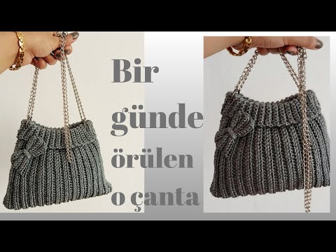 BU ÇANTAYA BAYILACAKSINIZ 👛MAKROME İPTEN ÇOK KOLAY ÇANTA YAPIMI 🧶