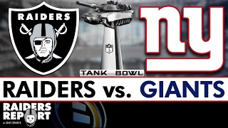 Raiders vs. Giants Live Stream Scoreboard: NFL Draft Tank Bowl Watch Party, Free Play-By-Play On CBS