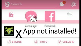 Hello Kitty Facebook and Messenger Themes How to fix App not installed screenshot 4