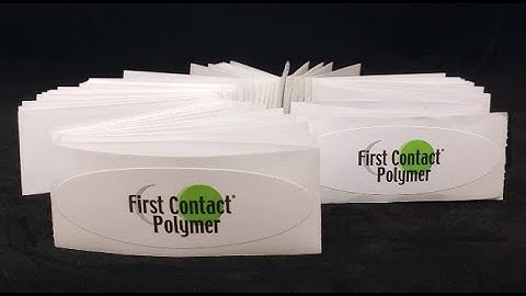 Polymer Removal With First Contact Peel Tabs