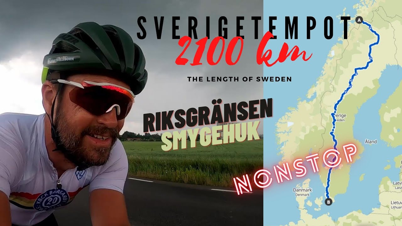 Sverigetempot The length of Sweden 2100 km nonstop. (Now with English subtitles!)