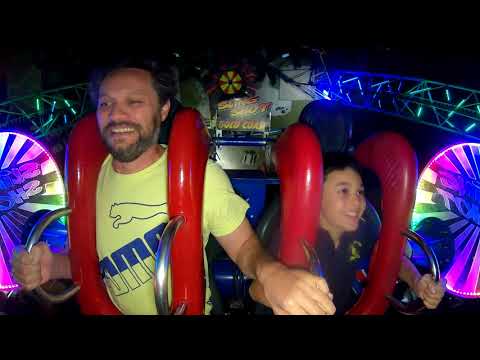 Dad and son freaked out by Slingshot :D