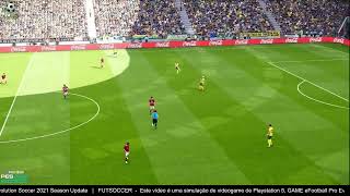 PES 21 GAMEPLAY DE VIDEO GAME DE PLAYSTATION 5 🔴 Live Play Now In PS5 Simulation