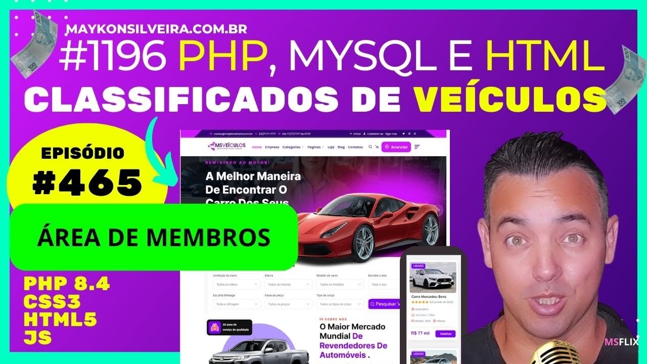[1196] Ep: 465 - Retorno automático parte 4 - Classificados de Veículos ...