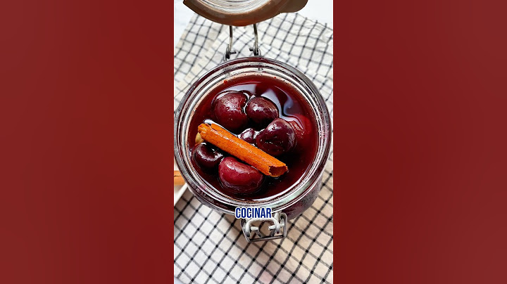 Cherry bounce o licor de cerezas
