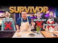 KITCHEN SURVIVOR Cooking Challenge. 4 Start, 1 Remains!