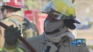 Anne McNamara reports on workers in freezing temps