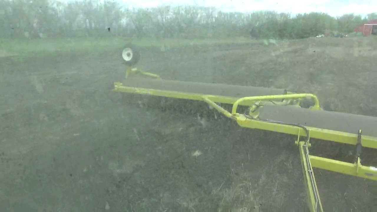 Rolling the First Planted Soybean Ground of 2020 - JD 8100 Tractor and Degelmann 7645 Land Roller
