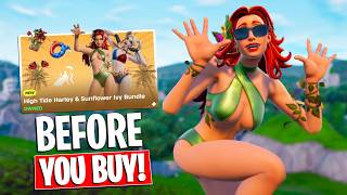 HIGH TIDE HARLEY and SUNFLOWER IVY Bundle | Gameplay + Combos! Before You Buy (Fortnite)