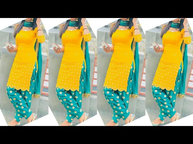 Top 20 Colour Combination For Punjabi Suits || Latest Punjabi Suit Designs  || Punjabi Suit 2019 - YouTube