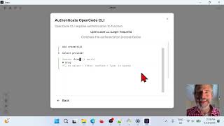 Jean.build initial setup: install opencode and add Groq API key (Vibe Coding Step)