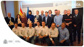 Recibimiento al equipo ganador del Campeonato Mundial de Rescate de Accidentes