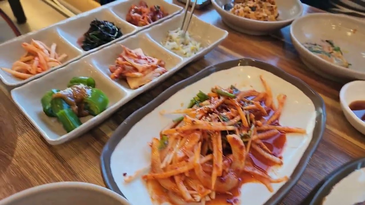 통영 "동피랑 전복마을" 맛집투어