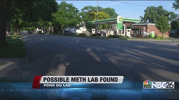 Hazardous materials team responds to potential meth lab waste