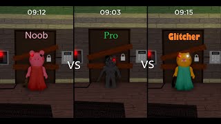 Noob vs Pro vs Glitcher PIGGY EDITION | Roblox Piggy