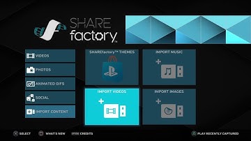 SHAREfactory™ Video & Image Resizing from USB.