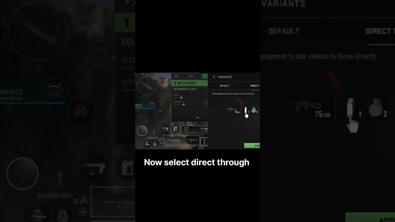 Warzone mobile direct knife through tutorial- wzm tips and tricks 
