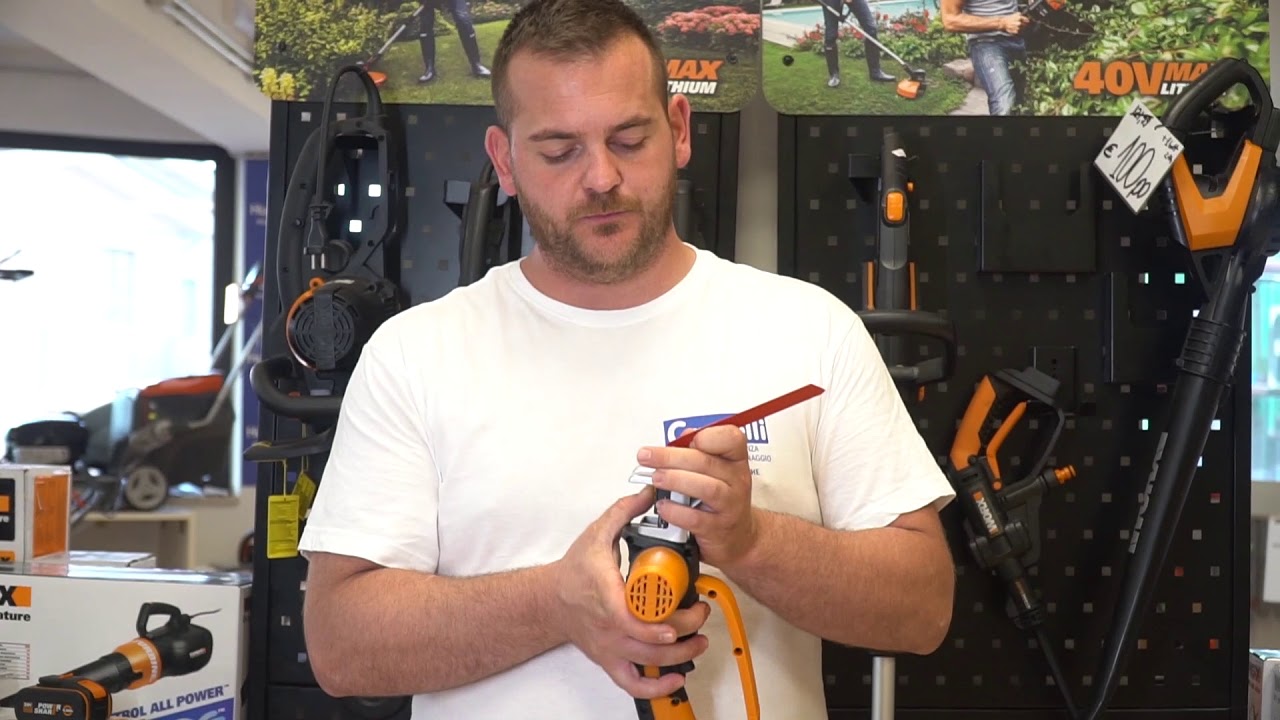 Unboxing Seghetto Worx WG894E batteria